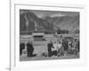 Writer Ernest Hemingway's Funeral at His Home-null-Framed Photographic Print