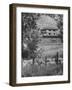 Writer Ernest Hemingway's Home in Sun Valley, About a Mile from Town of Ketchum-null-Framed Photographic Print