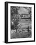 Writer Ernest Hemingway's Home in Sun Valley, About a Mile from Town of Ketchum-null-Framed Photographic Print