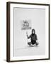 Writer Gloria Steinem Sitting on Floor with Sign "We Shall Overcome" Regarding Pop Culture-Yale Joel-Framed Premium Photographic Print