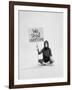 Writer Gloria Steinem Sitting on Floor with Sign "We Shall Overcome" Regarding Pop Culture-Yale Joel-Framed Premium Photographic Print