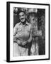 Writer S.J. Perelman at His Farm-Carl Mydans-Framed Premium Photographic Print