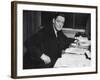 Writer T. S. Eliot Working at His Desk-Bob Landry-Framed Premium Photographic Print