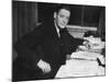 Writer T. S. Eliot Working at His Desk-Bob Landry-Mounted Premium Photographic Print