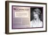 Writers Who Changed the World - Mary Wollstonecraft-null-Framed Art Print