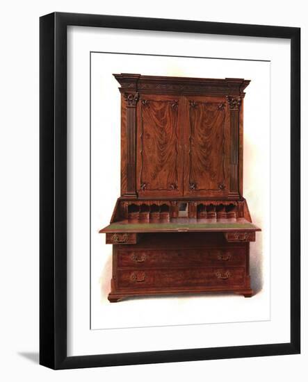 Writing cabinet, 1906-Shirley Slocombe-Framed Giclee Print