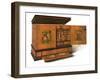 Writing cabinet inlaid with marquetry, 1904-Shirley Slocombe-Framed Giclee Print