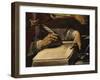 Writing Hand, from Saint Ambrose, 339-397 Ad Bishop and Doctor of the Church (Detail)-Rutilio Manetti-Framed Giclee Print