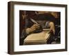 Writing Hand, from Saint Ambrose, 339-397 Ad Bishop and Doctor of the Church (Detail)-Rutilio Manetti-Framed Giclee Print