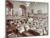 Writing Lesson, Hugh Myddelton School, Finsbury, London, 1906-null-Mounted Photographic Print