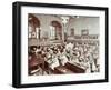 Writing Lesson, Hugh Myddelton School, Finsbury, London, 1906-null-Framed Photographic Print