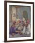 Writing Lesson in a Koranic School in an Algerian Village, 1918-Etienne Alphonse Dinet-Framed Giclee Print