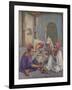 Writing Lesson in a Koranic School in an Algerian Village, 1918-Etienne Alphonse Dinet-Framed Giclee Print