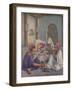 Writing Lesson in a Koranic School in an Algerian Village, 1918-Etienne Alphonse Dinet-Framed Giclee Print