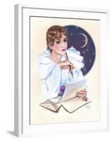 Writing Letter-Judy Mastrangelo-Framed Giclee Print