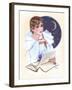 Writing Letter-Judy Mastrangelo-Framed Giclee Print