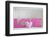 Writing 'Love' with Heart-Andrea Haase-Framed Photographic Print