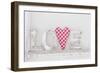 Writing 'Love' with Heart-Andrea Haase-Framed Photographic Print