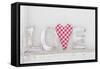 Writing 'Love' with Heart-Andrea Haase-Framed Stretched Canvas