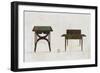 Writing Table and Writing Desk-null-Framed Giclee Print