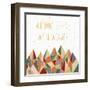 Written in the Stars I on White-Laura Marshall-Framed Art Print