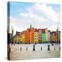 Wroclaw City Center, Market Square Tenements and City Hall-Pablo77-Stretched Canvas