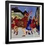 "Wrong Week at the Ski Resort," January 14, 1961-James Williamson-Framed Giclee Print