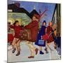 "Wrong Week at the Ski Resort," January 14, 1961-James Williamson-Mounted Giclee Print