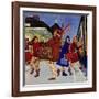 "Wrong Week at the Ski Resort," January 14, 1961-James Williamson-Framed Giclee Print