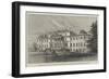 Wrotham Park, Barnet (South-West Front), Seat of the Earl of Strafford, Destroyed Last Week by Fire-Frank Watkins-Framed Giclee Print