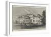 Wrotham Park, Barnet (South-West Front), Seat of the Earl of Strafford, Destroyed Last Week by Fire-Frank Watkins-Framed Giclee Print