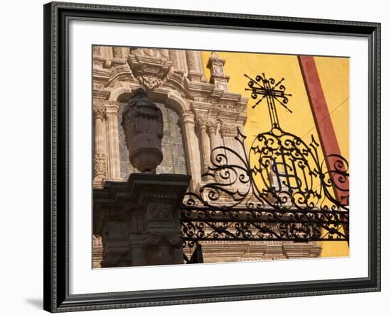 Wrought-Iron Gate, Guanajuato, Mexico-Merrill Images-Framed Photographic Print