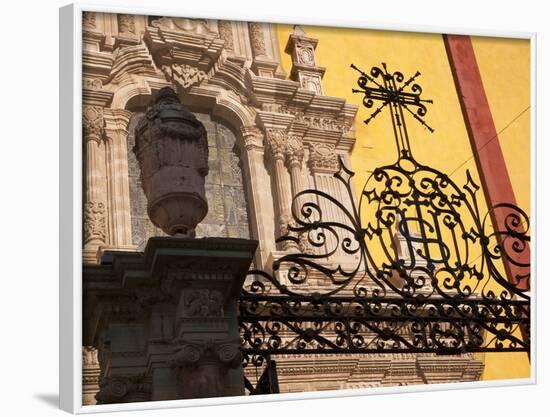 Wrought-Iron Gate, Guanajuato, Mexico-Merrill Images-Framed Photographic Print