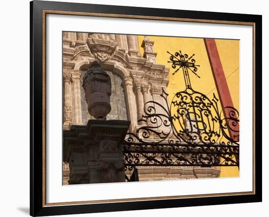 Wrought-Iron Gate, Guanajuato, Mexico-Merrill Images-Framed Photographic Print