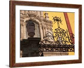 Wrought-Iron Gate, Guanajuato, Mexico-Merrill Images-Framed Photographic Print