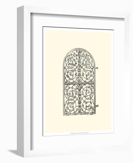 Wrought Iron Gate VII-null-Framed Art Print