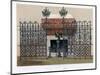 Wrought Iron Grilles, 19th Century-John Burley Waring-Mounted Giclee Print