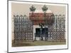 Wrought Iron Grilles, 19th Century-John Burley Waring-Mounted Giclee Print