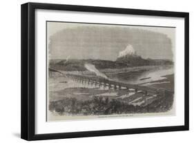 Wrought-Iron Lattice-Bridge over the Ebro, Spain-null-Framed Giclee Print