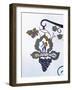 Wrought Iron Sign, Hautvillers, Vallee De La Marne, Champagne, Ardennes, France-Per Karlsson-Framed Photographic Print