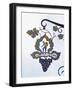 Wrought Iron Sign, Hautvillers, Vallee De La Marne, Champagne, Ardennes, France-Per Karlsson-Framed Photographic Print