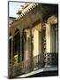 Wrought Ironwork on Balcony, French Quarter, New Orleans, Louisiana, USA-Charles Bowman-Mounted Photographic Print