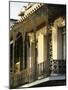 Wrought Ironwork on Balcony, French Quarter, New Orleans, Louisiana, USA-Charles Bowman-Mounted Photographic Print