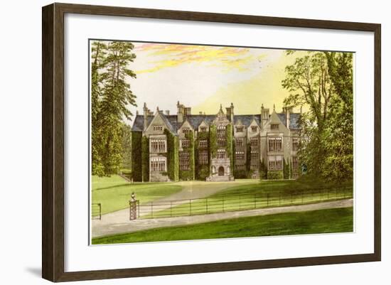 Wroxton Abbey, Oxfordshire, Home of the North Family, C1880-AF Lydon-Framed Giclee Print