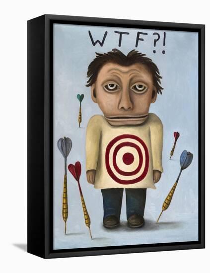 WTF 2-Leah Saulnier-Framed Stretched Canvas