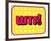 Wtf!-PZDesigns-Framed Art Print