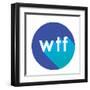 Wtf-null-Framed Art Print