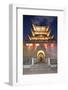 Wu Hua Gate at dusk, Dali, Yunnan, China-Ian Trower-Framed Photographic Print