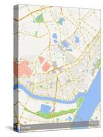 Wuhan, China Map-null-Stretched Canvas