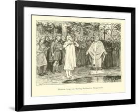 Wulfram Fails to Baptise Radbod, King of the Frisians-Willem II Steelink-Framed Giclee Print